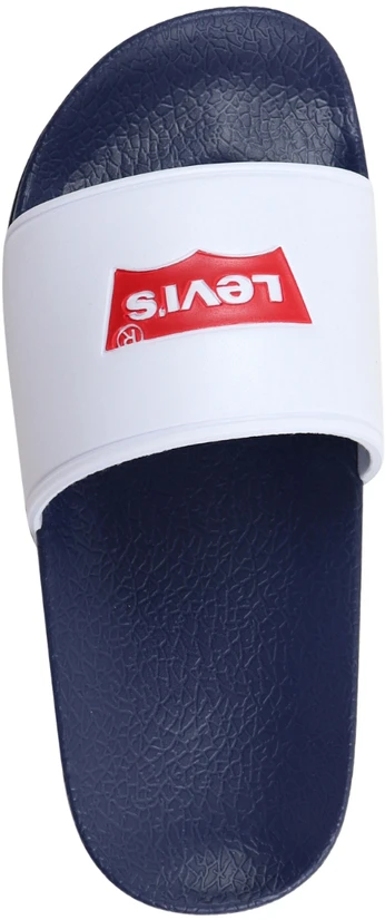 Klapki moterims Levi's Pool balta ir-tamsiai mėlyna VPOL0187S-0122 (38)