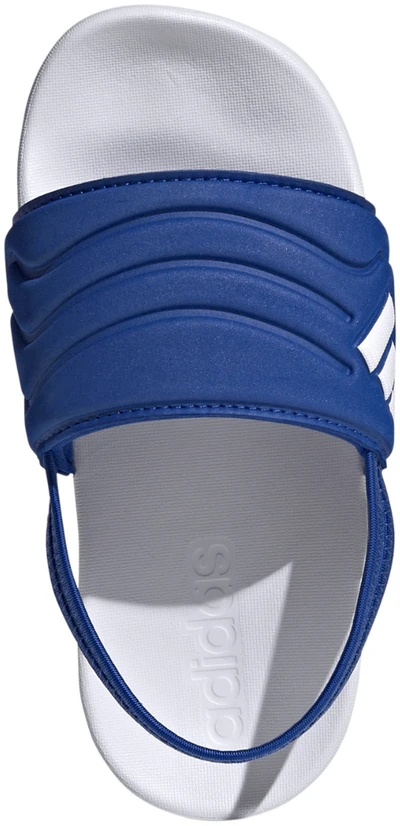 Klapki vaikams adidas Adilette Estrap 2.0 balta ir-mėlyna HQ9196 (28)