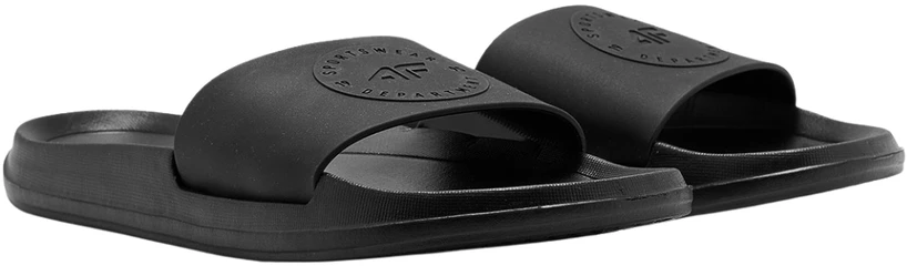 Klapki vyrams 4F M037 tamsiai juoda 4FWSS26FSLIM037 20S (45)