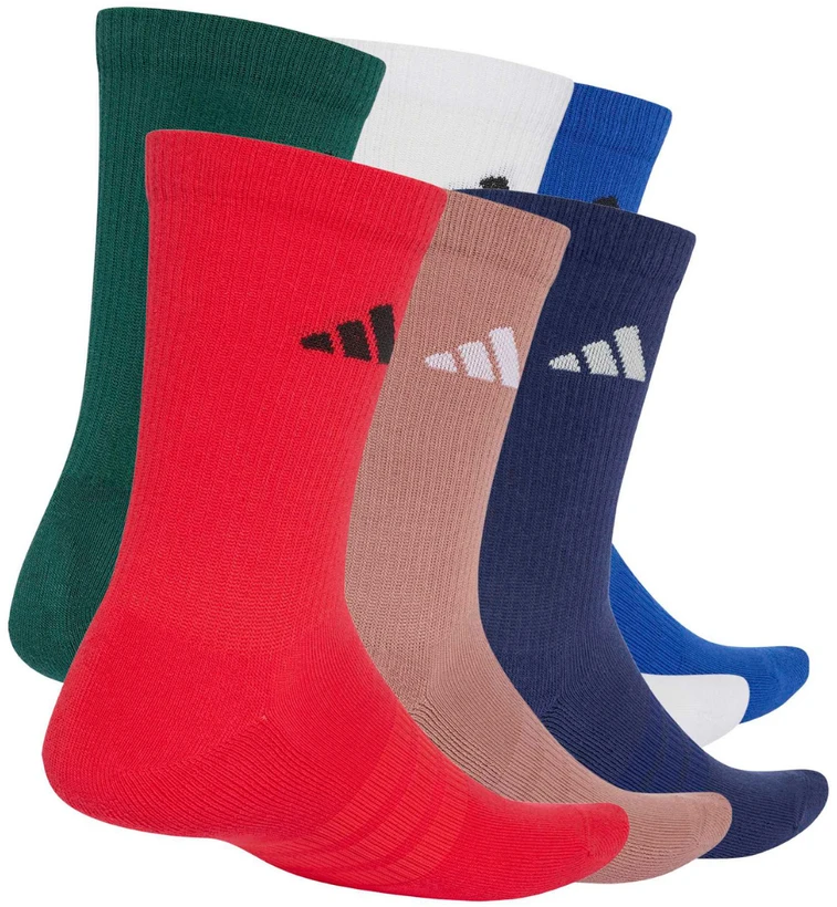 Kojinės adidas Cushioned Crew 6 par kolorowe KY1904 (40-42)
