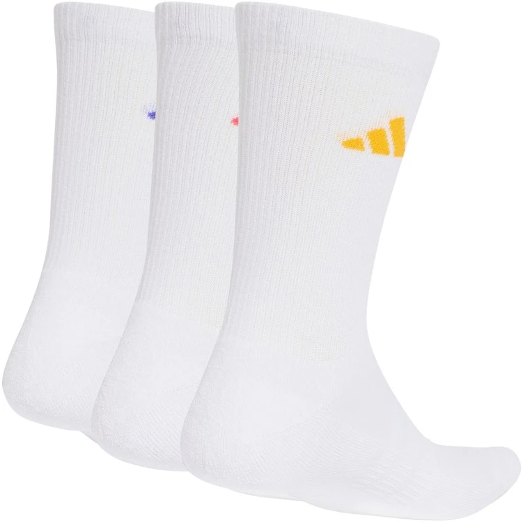 Kojinės adidas Cushioned Sportswear Crew 3 pary balta KQ6760 (43-45)