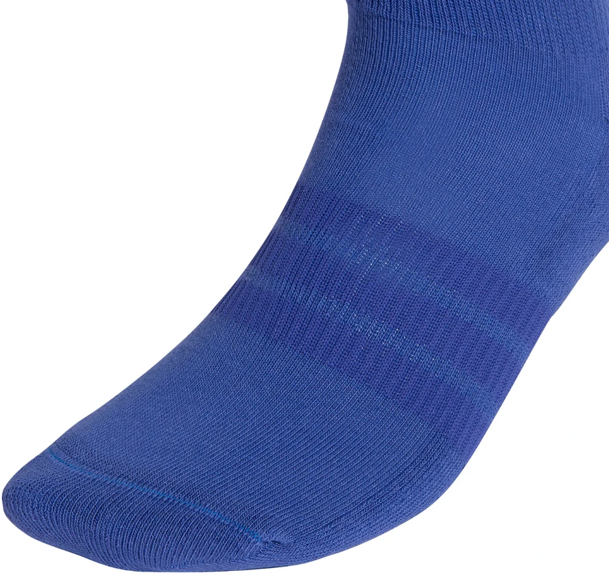 Kojinės adidas Cushioned Sportswear Crew 3P tamsiai mėlyna, pilka, mėlyna KQ6762 (S)