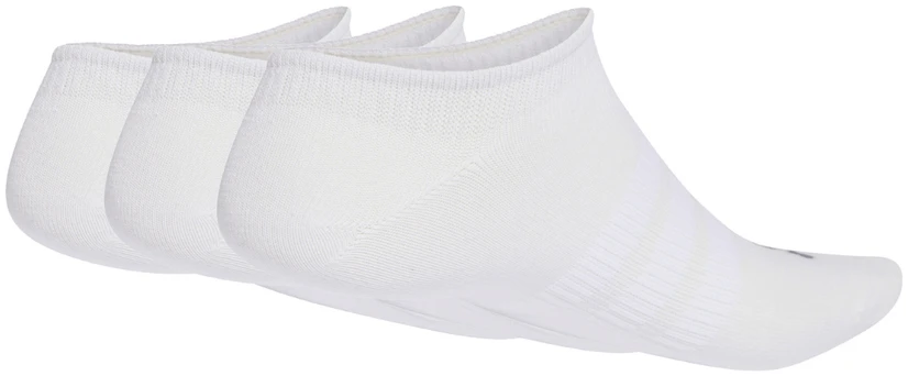 Adidas Ploni&Lengvi Sportiniai Nematomi Kojiniai, 3 poros, Balti JZ0534