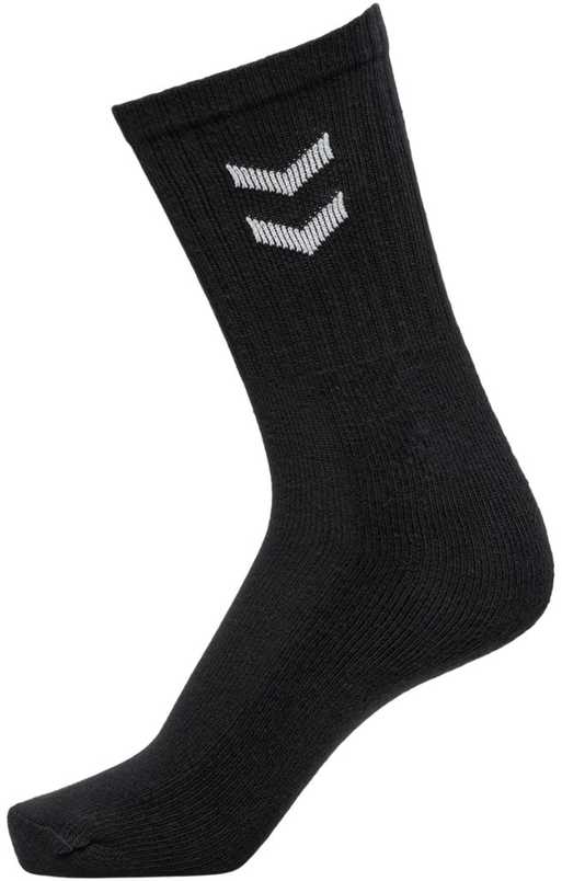 Kojinės Hummel Crew Socks Basic 3-pack juoda 022030-2001 (36-40)