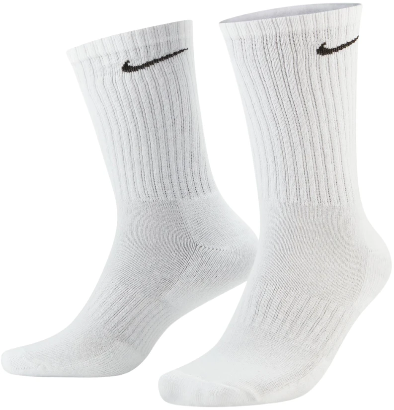 Kojinės Nike Everyday Cushioned Crew 3 pary balta, pilka, juoda SX7664 964 (38-42)