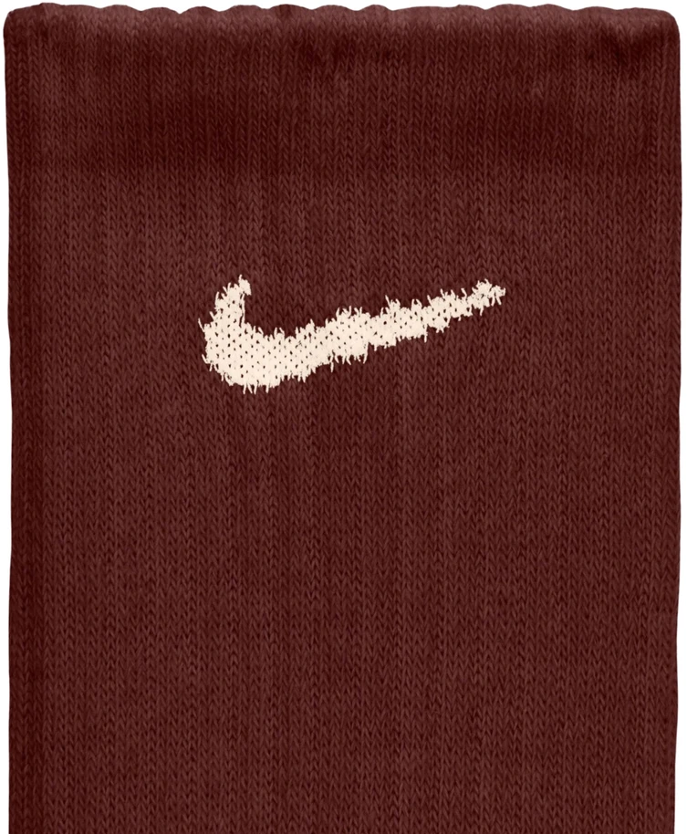 Kojinės Nike Everyday Cushioned Crew 3 pary ruda, smėlio sp., rožinė SX7664 915 (34-38)