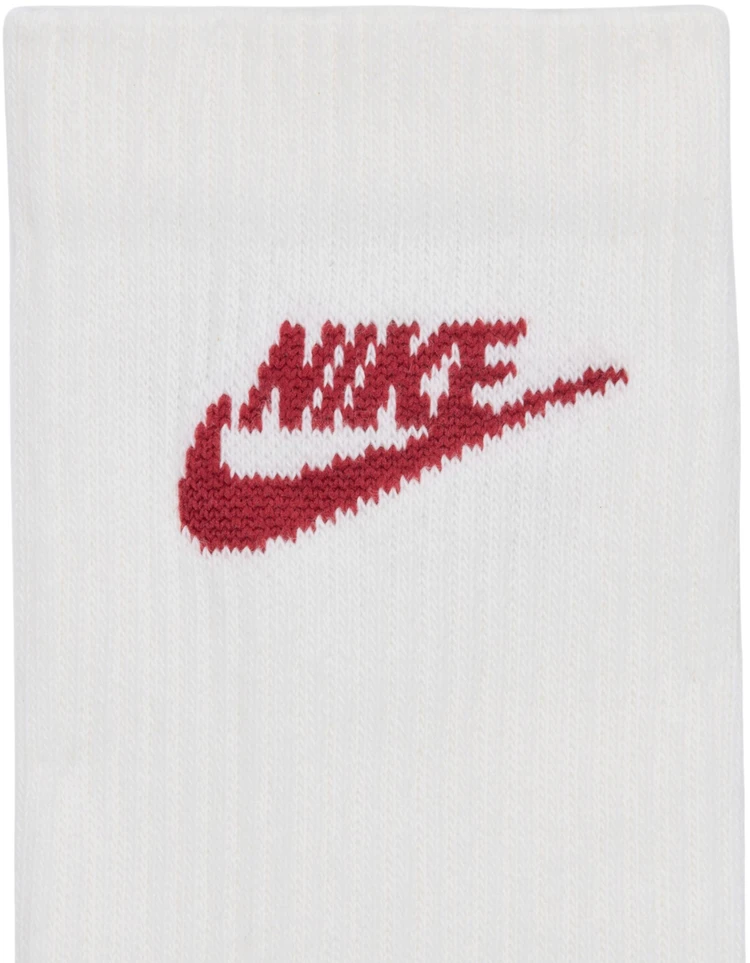Kojinės Nike Everyday Elevated 3 pary balta IH8522 906 (38-42,5)