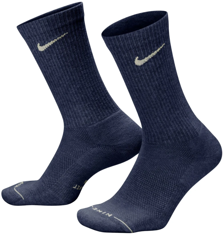 Kojinės Nike Everyday Elevated 6 par balta, žalia, bordo spalvos, mėlyna HQ8021 907 (35-37,5)