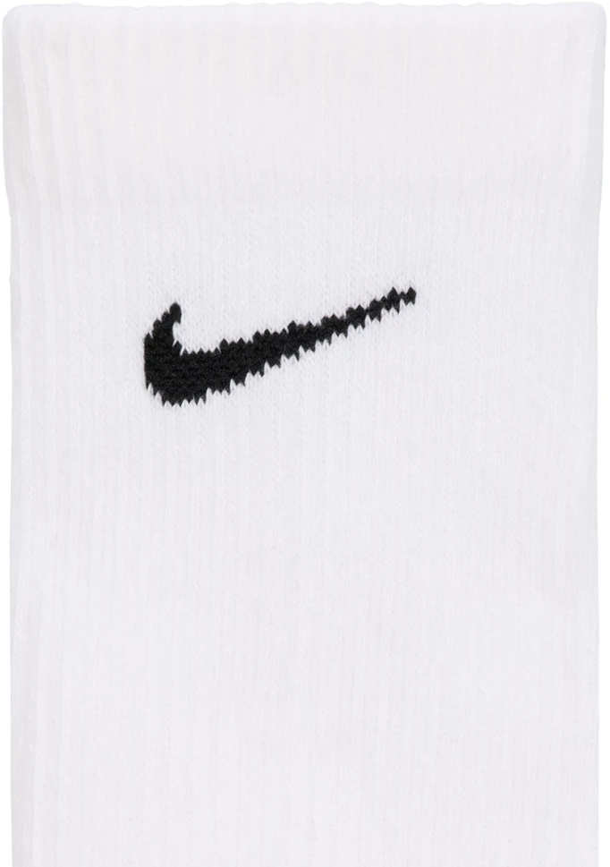 Kojinės Nike Everyday Elevated 6 par balta, juoda, pilka HQ8021 903 (43-46)