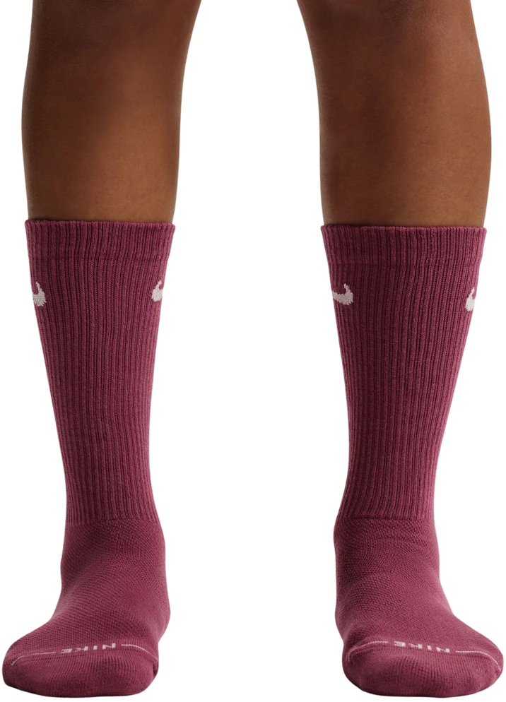 Kojinės Nike Everyday Elevated 6 par smėlio sp., bordo spalvos, rožinė HQ8021 910 (35-37,5)
