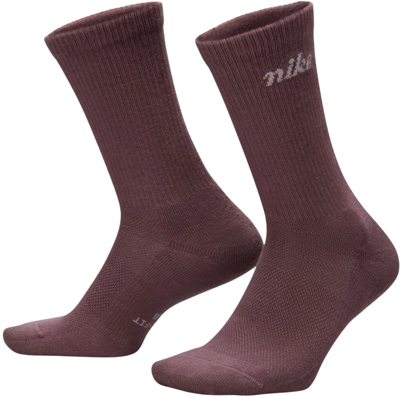 Kojinės Nike Everyday Elevated Crew 3 pary rožinė, ruda IH8528 903 (38-42,5)