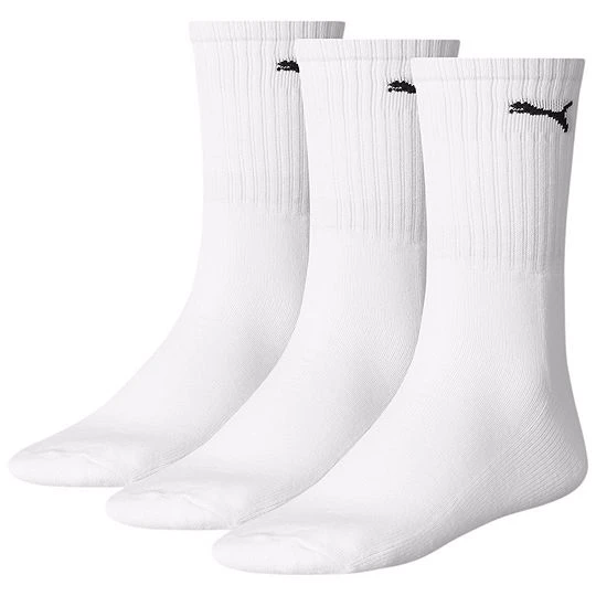 Kojinės Puma Crew długie 3 pary balta 7312 300 / 880355 02 (35-38)