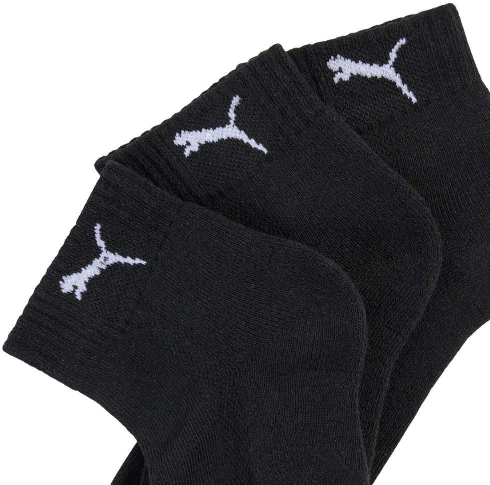 Kojinės Puma Cushioned Quarter 3 pak juoda 938581 01 (43-46)