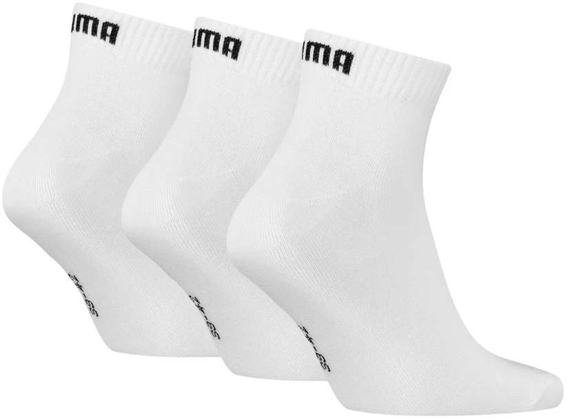 Kojinės Puma Quarter Plain 3pak balta 938589 09 (35-38)
