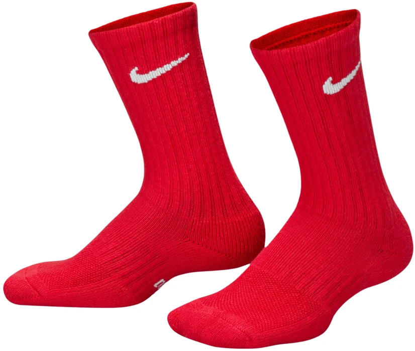 Kojinės vaikams Nike Everyday Cush Crew 6 par kolorowe SX6910 903 (34-38)