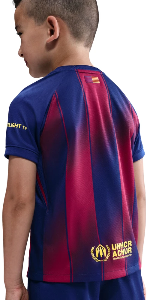 Nike FC Barcelona 2025/26 Stadium namų apranga mažyliams tamsiai mėlyna/bordo HJ5619 456 (S)