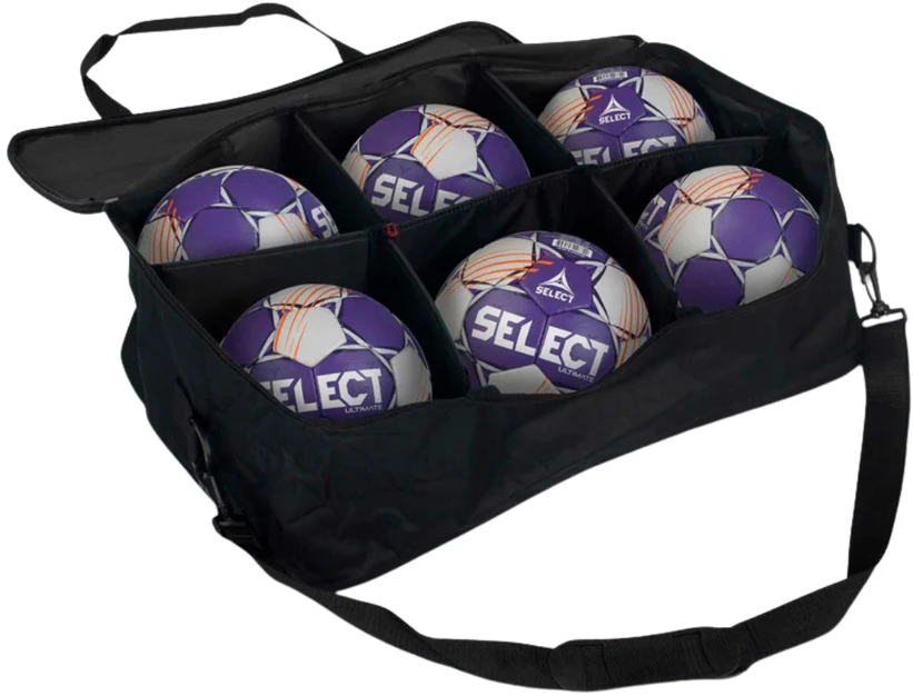 Krepšys kamuoliukams Select 40 l juoda 810058