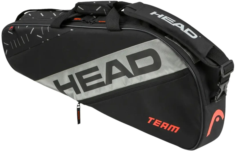 Krepšys tenisowa Head Team Racquet Bag S juoda-pilka 262234