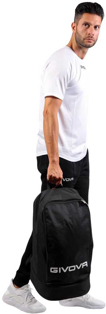 Givova Sport Big kuprinė su sustiprintu dugnu, juoda B007-0010-UNICA