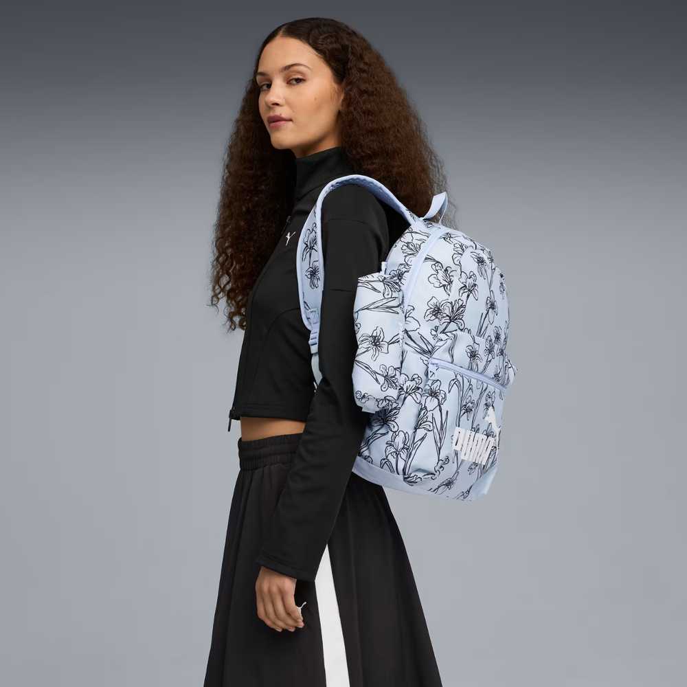 PUMA Rinkinys 2W1 Kuprinė I PIÓRNIK CLASSIC Mėlynas FLORAL SET SZKOLNY W KWIATY