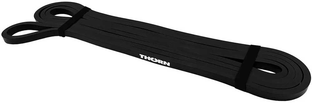 Latekso mankštos juosta Thorn Fit Latex Superband 208x0.65x0.45cm mikro juoda