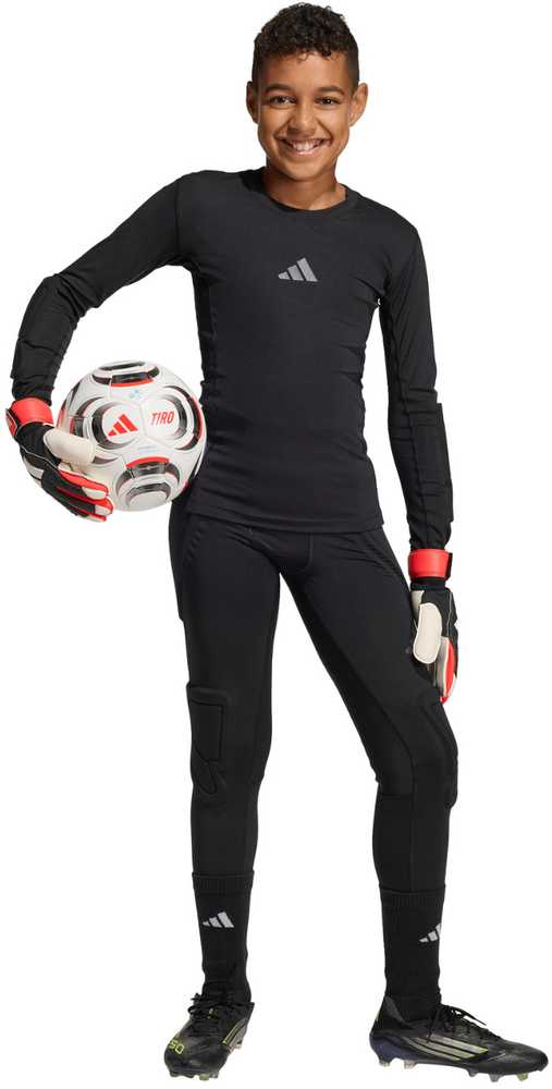 Marškinėliai bramkarska vaikams adidas Padded Goalkepper Longsleeve juoda KA1678 (164cm)