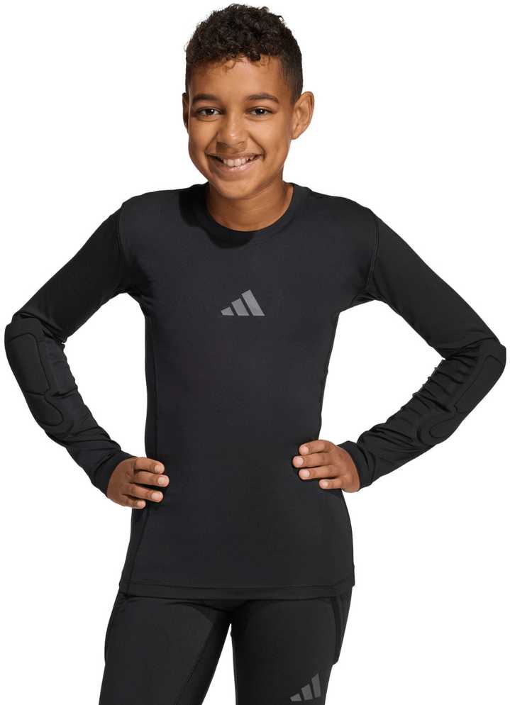 Marškinėliai bramkarska vaikams adidas Padded Goalkepper Longsleeve juoda KA1678 (164cm)