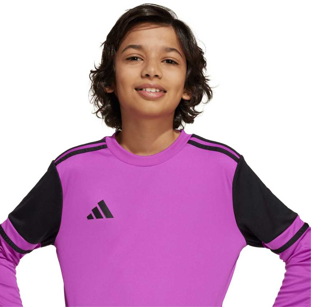 Marškinėliai bramkarska vaikams adidas Squadra 25 Long Sleeve violetinė JJ1939 (128cm)