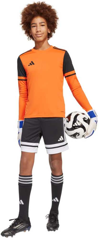 Marškinėliai bramkarska vaikams adidas Squadra 25 Long Sleeve oranžinė JJ1941 (116cm)