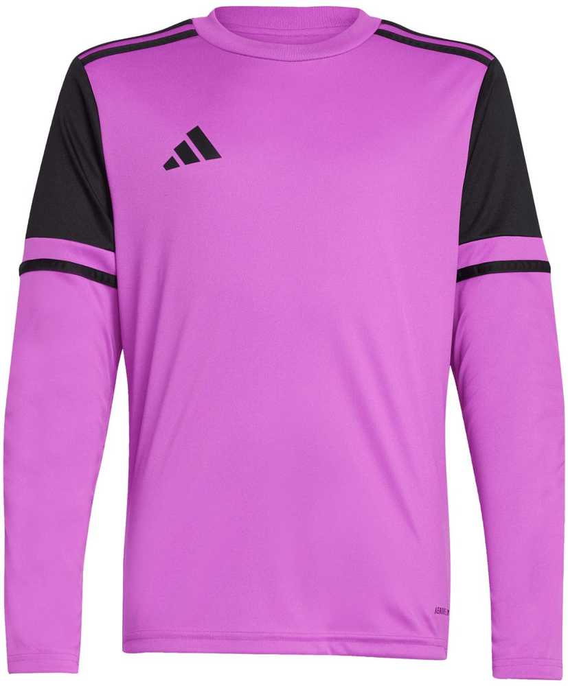 Marškinėliai bramkarska vaikams adidas Squadra 25 Long Sleeve violetinė JJ1939 (128cm)