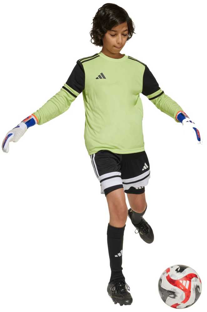 Marškinėliai bramkarska vaikams adidas Squadra 25 Long Sleeve limonkowa JJ1940 (128cm)
