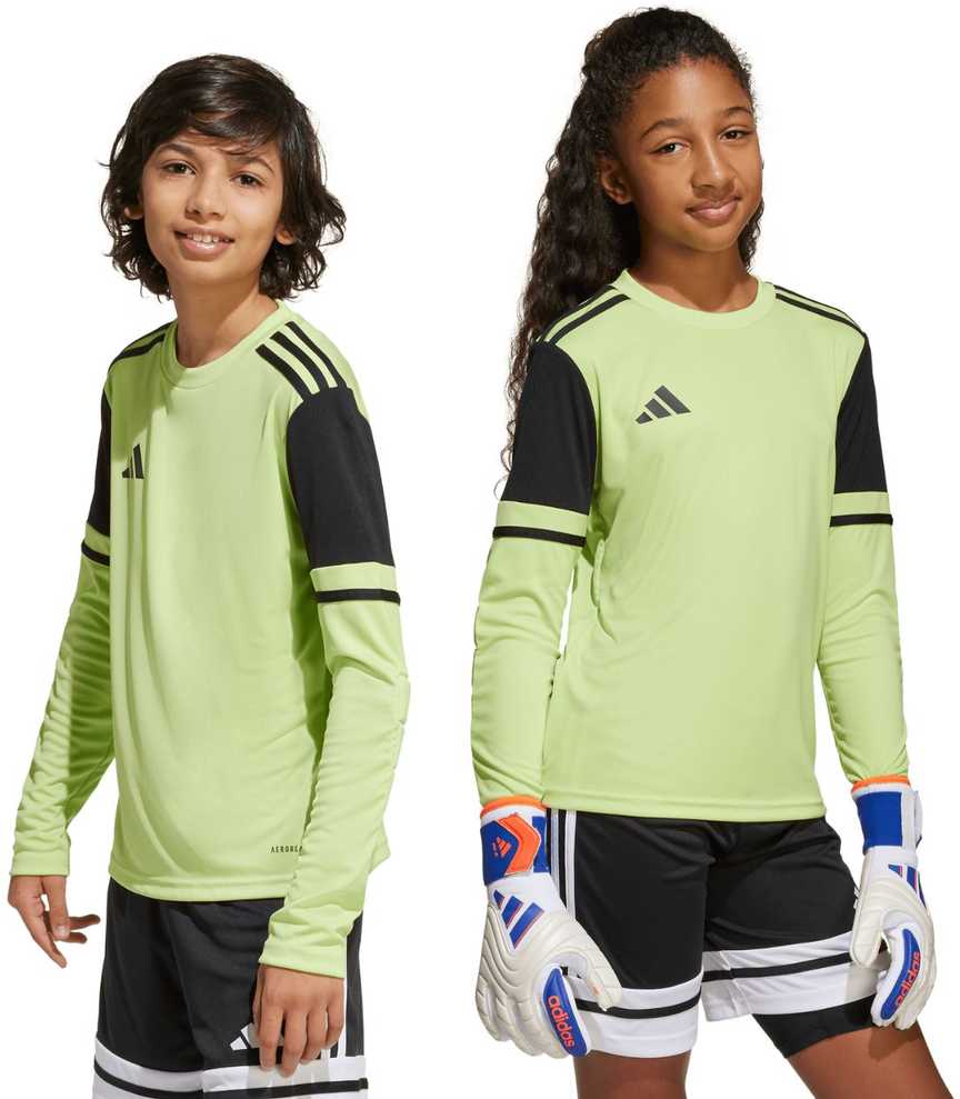 Marškinėliai bramkarska vaikams adidas Squadra 25 Long Sleeve limonkowa JJ1940 (128cm)