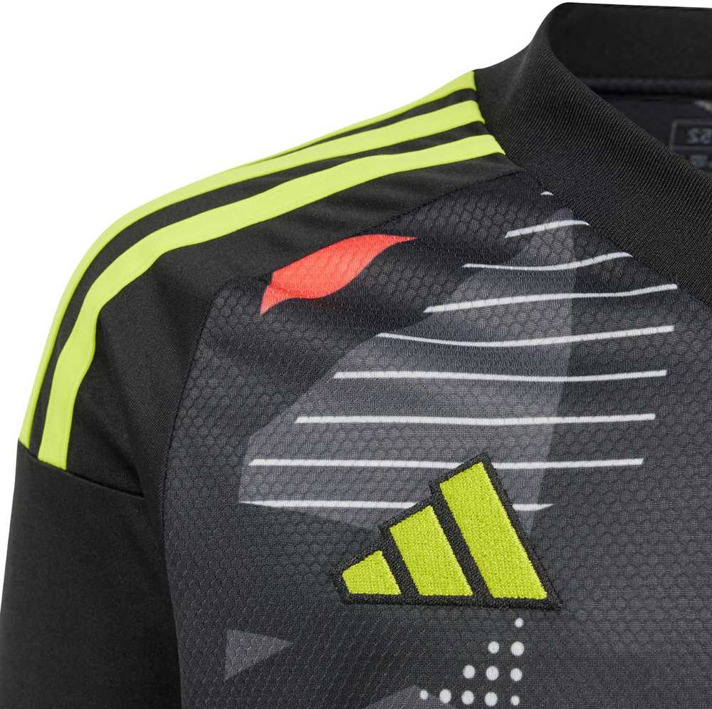 Marškinėliai bramkarska vaikams adidas Tiro 24 Competition Long Sleeve Goalkeeper juoda IN0429 (116cm)