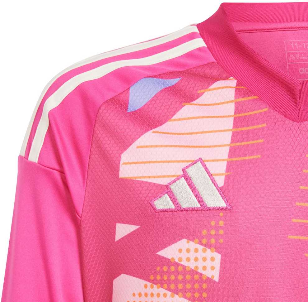 Marškinėliai bramkarska vaikams adidas Tiro 24 Competition rožinė IS5337 (128cm)