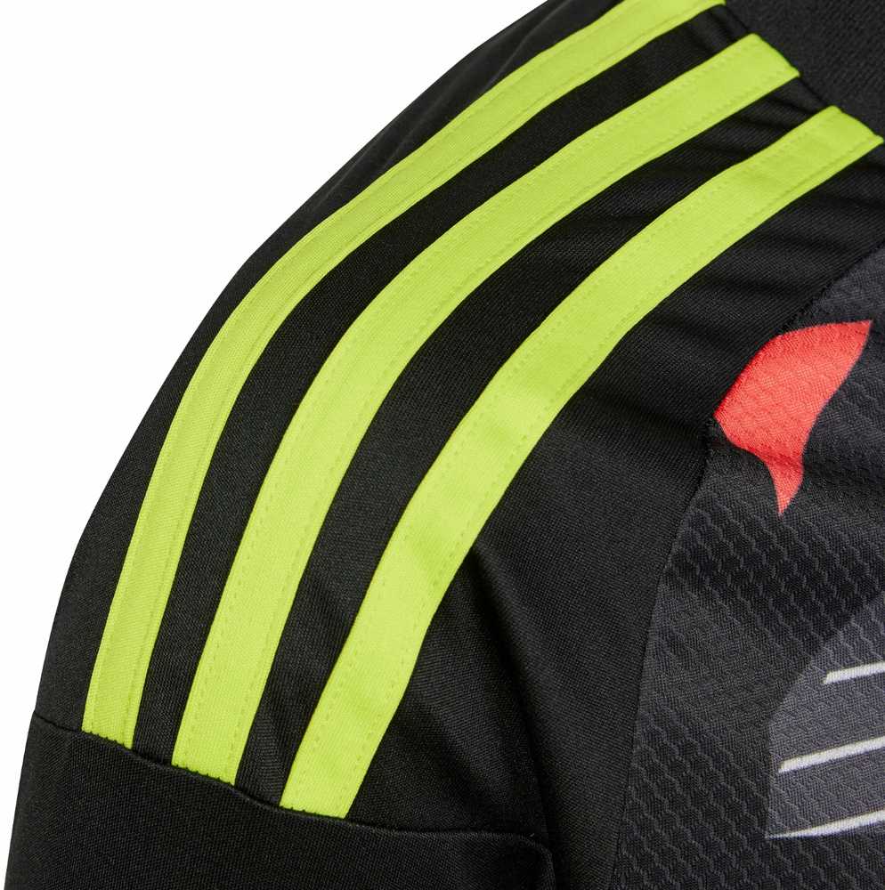 Marškinėliai bramkarska vaikams adidas Tiro 24 Competition Long Sleeve Goalkeeper juoda IN0429 (116cm)