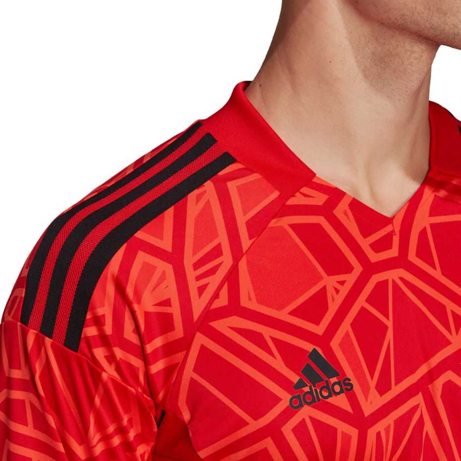Marškinėliai bramkarska vyriška adidas Condivo 22 Long Sleeve raudona H21237 (L)
