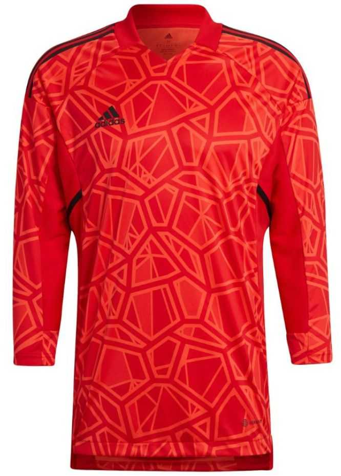 Marškinėliai bramkarska vyriška adidas Condivo 22 Long Sleeve raudona H21237 (L)