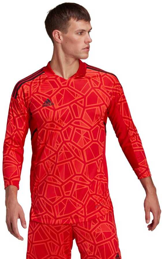 Marškinėliai bramkarska vyriška adidas Condivo 22 Long Sleeve raudona H21237 (L)