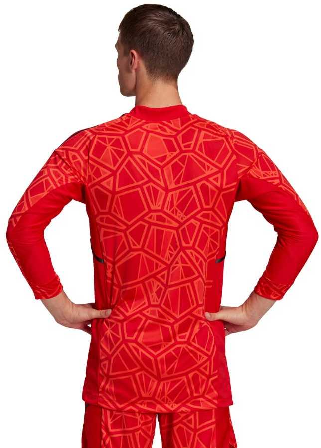 Marškinėliai bramkarska vyriška adidas Condivo 22 Long Sleeve raudona H21237 (L)