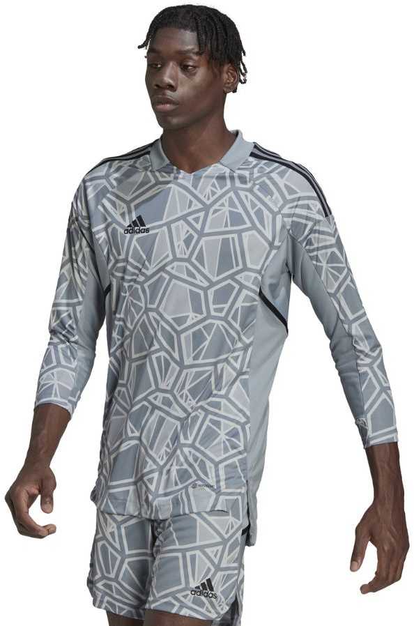 Marškinėliai bramkarska vyriška adidas Condivo 22 Goalkeeper Jersey Long Slevee pilka HB1614 (XL)