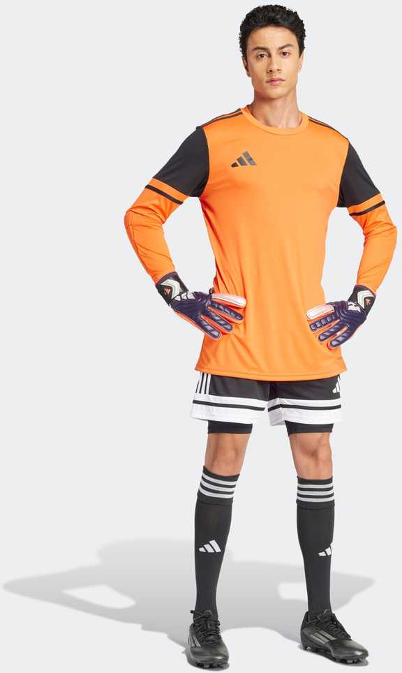 Marškinėliai bramkarska vyriška adidas Squadra 25 Long Sleeve oranžinė JG1130 (2XL)