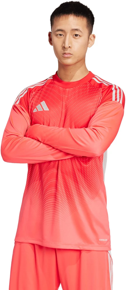 Marškinėliai bramkarska vyriška adidas Tiro 25 Competition Goalkeeper Long Sleeve raudona JI9724 (XL)