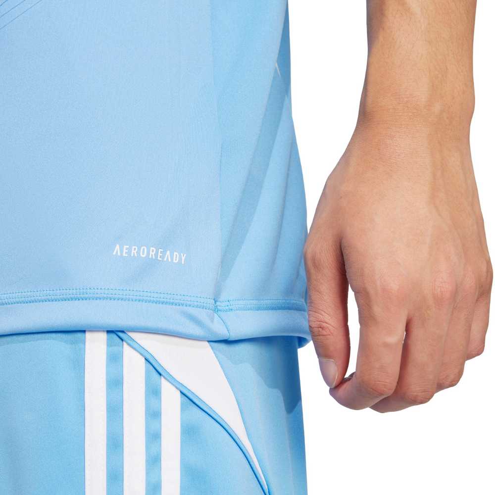 Marškinėliai bramkarska vyriška adidas Tiro 25 Competition Jersey Short Sleeve mėlyna JI9715 (S)