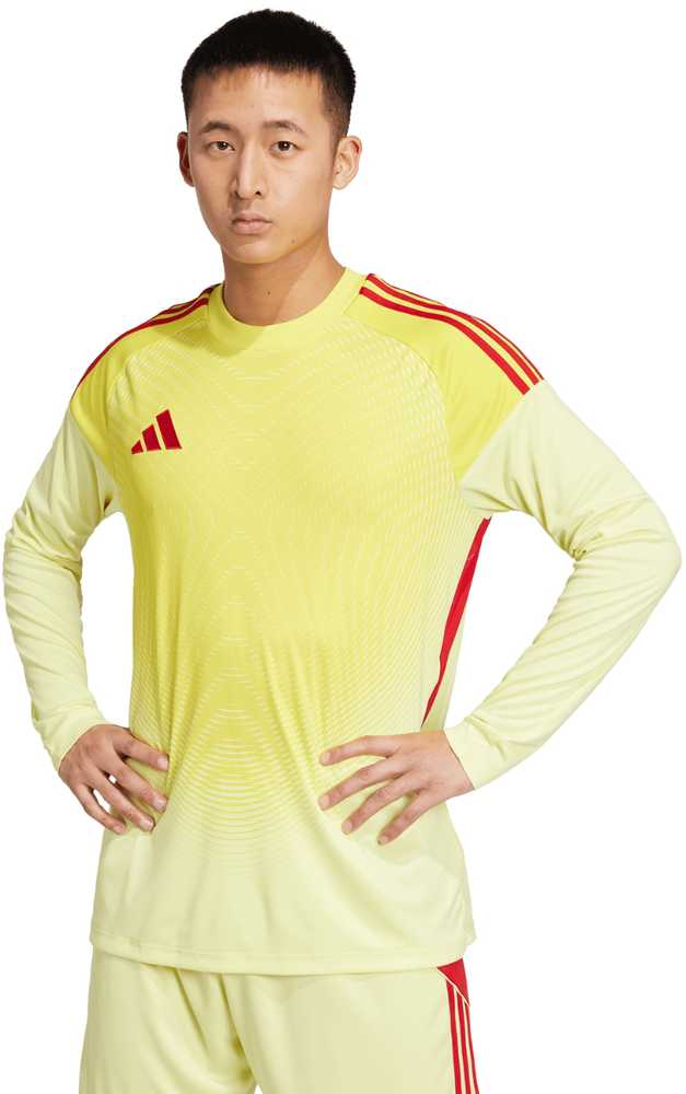Marškinėliai bramkarska vyriška adidas Tiro 25 Competition Goalkeeper Long Sleeve geltona JN2018 (S)