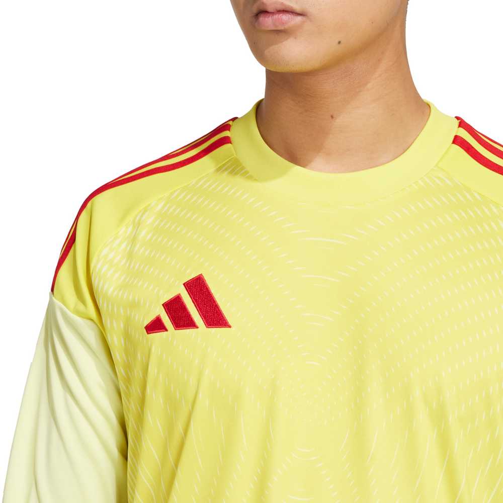 Marškinėliai bramkarska vyriška adidas Tiro 25 Competition Goalkeeper Long Sleeve geltona JN2018 (S)