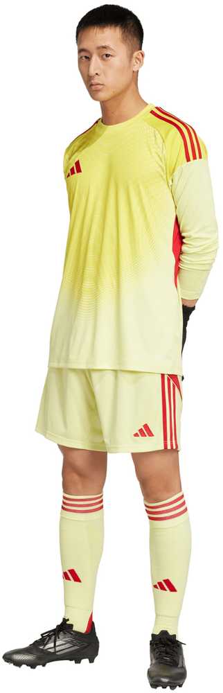 Marškinėliai bramkarska vyriška adidas Tiro 25 Competition Goalkeeper Long Sleeve geltona JN2018 (S)