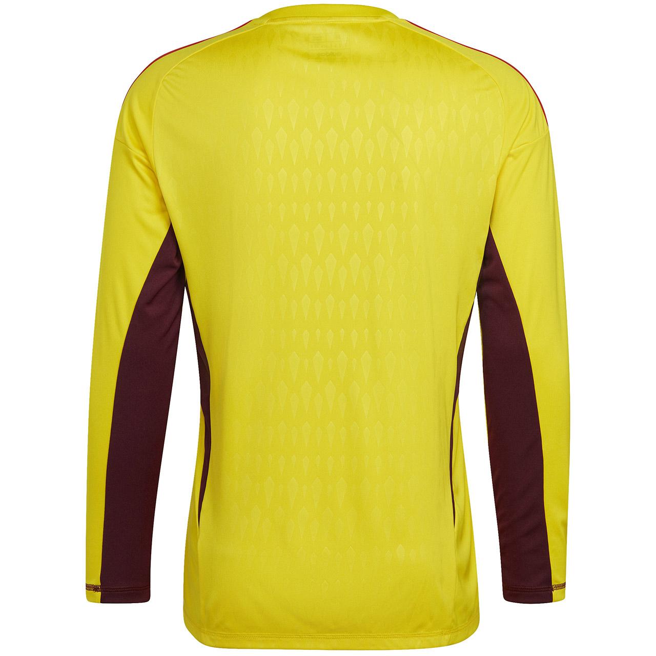 „Adidas Tiro 23 Competition“ vyrų vartininko marškinėliai ilgomis rankovėmis, geltoni HK7696 (XL)