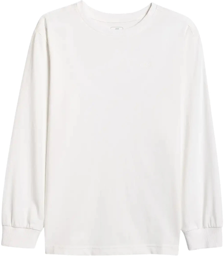 Marškinėliai dla chłopca longsleeve 4F M459 balta 4FJWMM00TLONM459 10S (152cm)