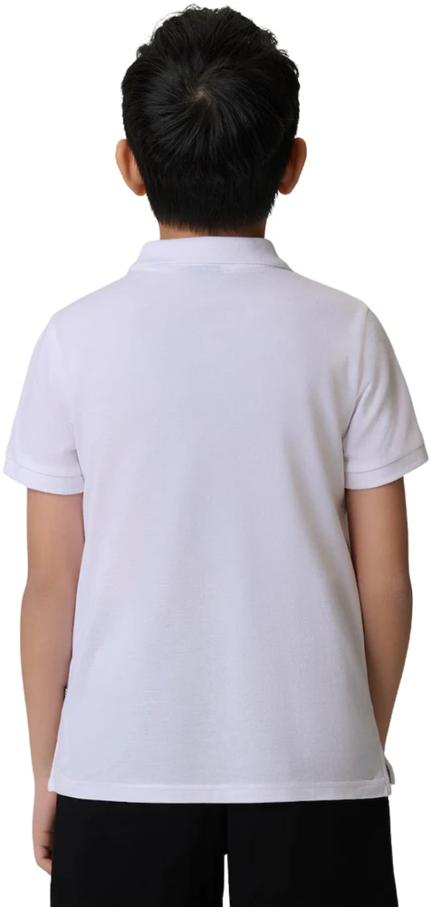 Marškinėliai dla chłopca polo 4F M662 balta 4FJWSS26TPTSM662 10S (140cm)