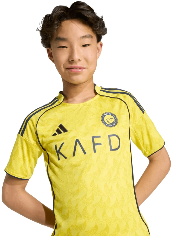 Marškinėliai vaikams adidas Al Nassr FC 2025/2026 Home Jersey geltona JN7981 (176cm)
